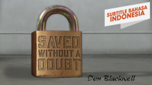 Diselamatkan Tanpa Keraguan (Saved Without a Doubt)